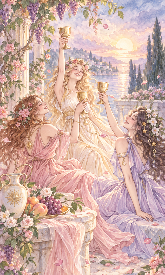 3 of Cups