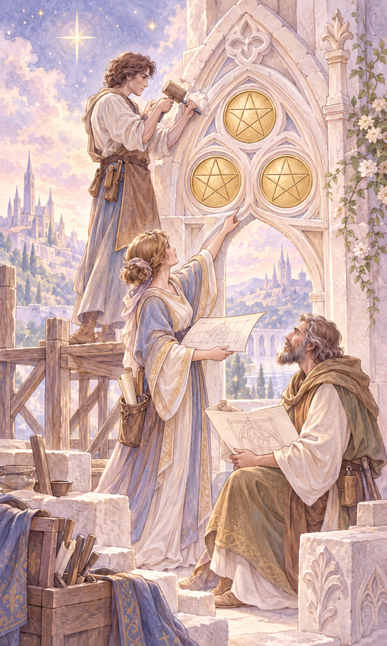 3 of Pentacles